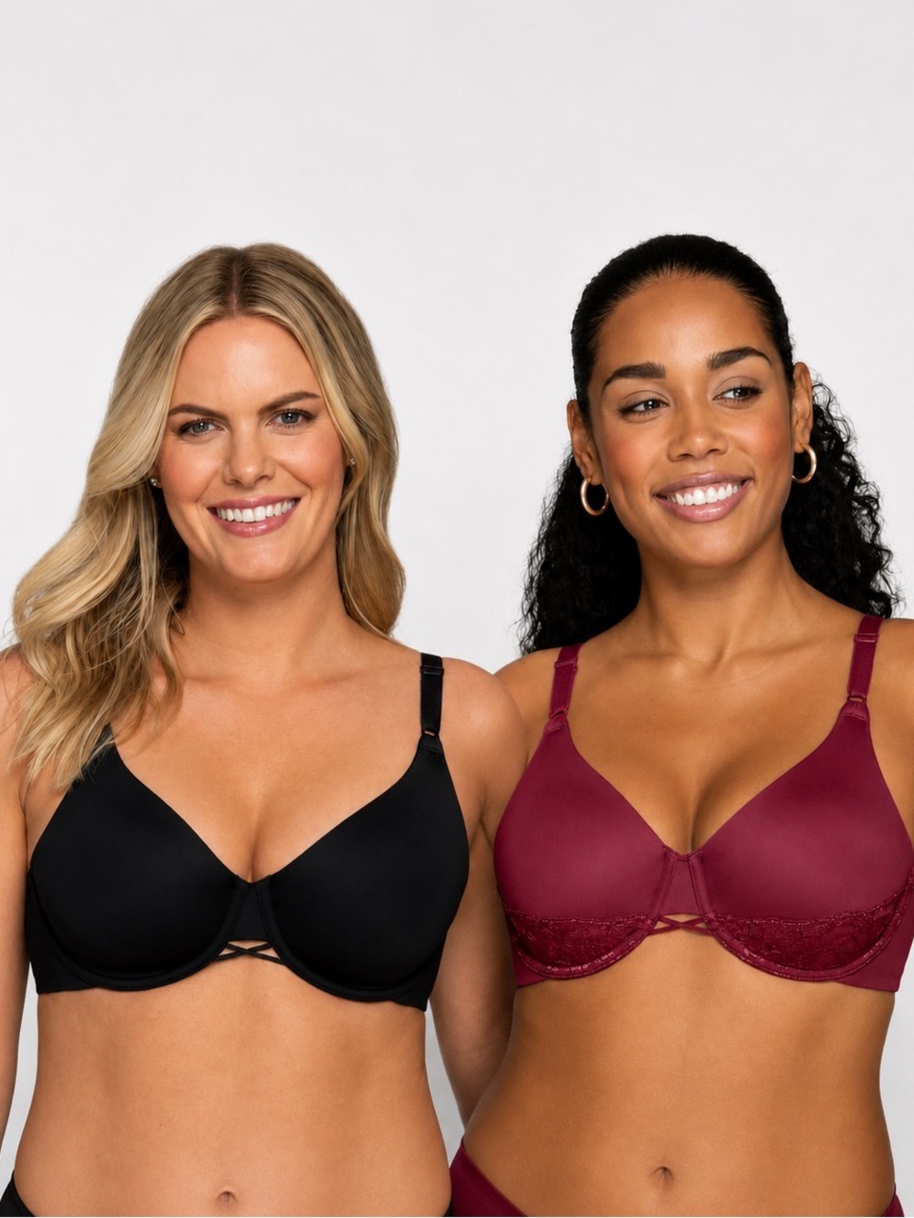 Vanity Fair Radiant 40DDD Back Smoothing Full Coverage Underwire Bras LOT OF 2